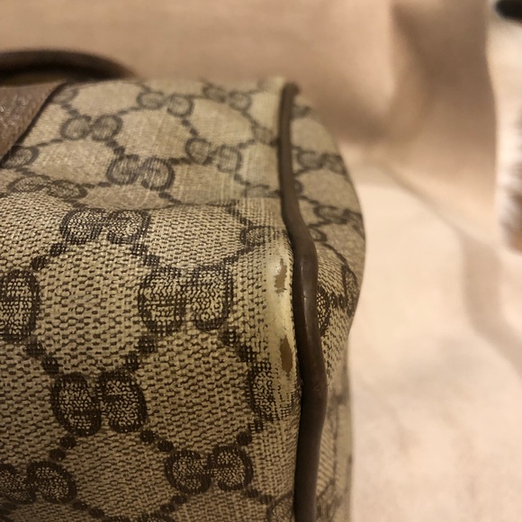 SOLD!!! auth Vintage Gucci GG Web Boston - Picture 6 of 8